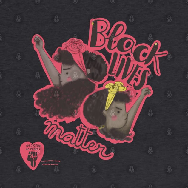 Black lives matter illustration by violinoviola